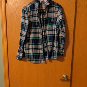 LLBean Flannel Size 14